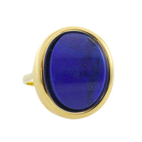 Lapis lazuli ring in 14 carat gold-Rings-The Antique Ring Shop