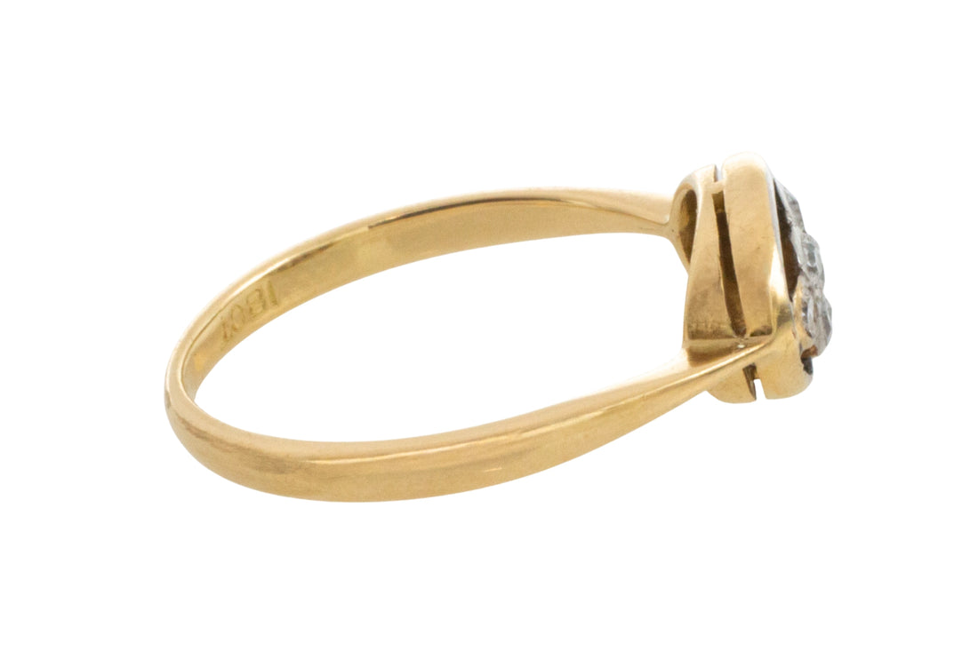 Edwardian old cut diamond ring-Antique rings-The Antique Ring Shop