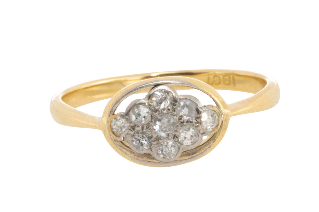 Edwardian old cut diamond ring-Antique rings-The Antique Ring Shop