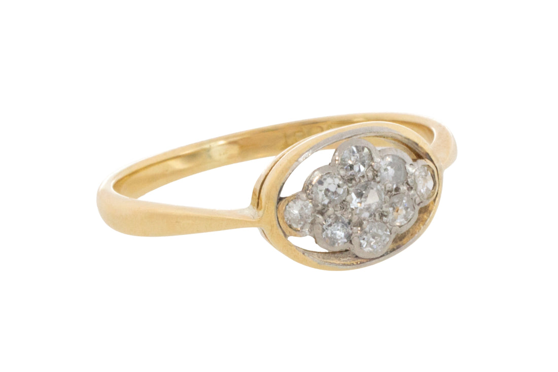 Edwardian old cut diamond ring-Antique rings-The Antique Ring Shop