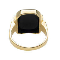 Vintage onyx signet ring
