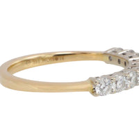 Diamond half eternity band