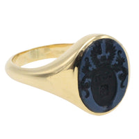 Vintage signet ring in 14 carat gold