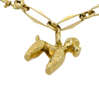 Vintage charm bracelet in 14 carat gold