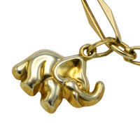 Vintage charm bracelet in 14 carat gold