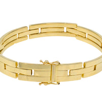 14 carat gold link bracelet