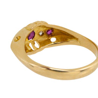 Ruby and diamond ring from 1918