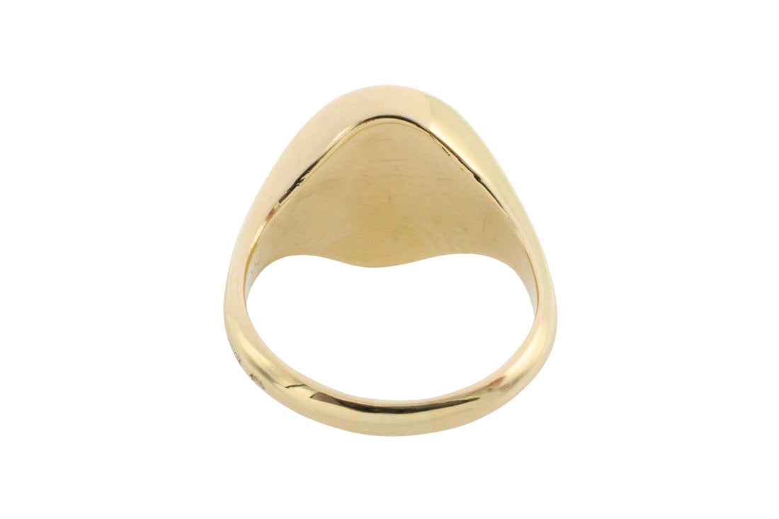 Vintage signet ring in 14 carat gold