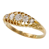 Edwardian old cut diamond ring from 1904-Antique rings-The Antique Ring Shop