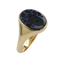 Vintage signet ring in 14 carat gold