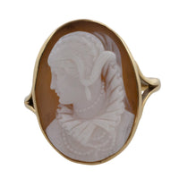 1920's cameo ring in 14 carat gold-Antique rings-The Antique Ring Shop