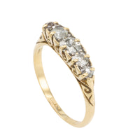 Victorian five stone diamond ring-Antique rings-The Antique Ring Shop