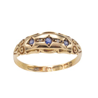 Edwardian sapphire ring from 1904-Antique rings-The Antique Ring Shop