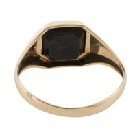 Vintage bloodstone signet ring in 14 carat gold-Vintage Rings-The Antique Ring Shop