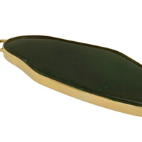 Vintage jade pendant in 14 carat gold-Pendants-The Antique Ring Shop