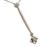 Edwardian pendant with old cut diamonds-Pendants-The Antique Ring Shop