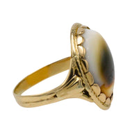 Vintage 14 carat gold Mata Biak ring