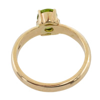 Peridot ring in 14 carat gold-Vintage Rings-The Antique Ring Shop