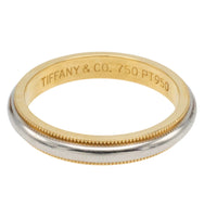 Tiffany & Co platina en 18 karaat gouden band