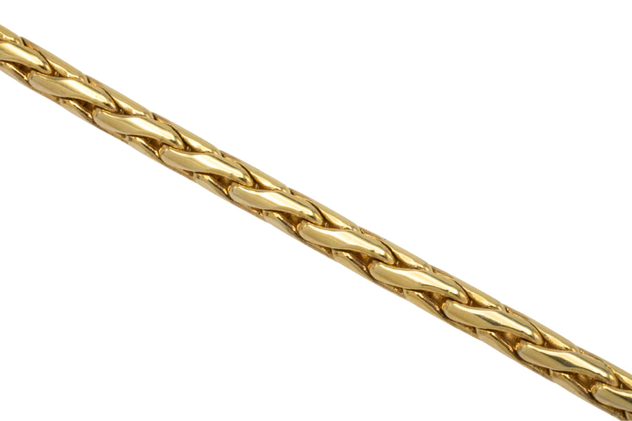 Foxtail bracelet in 14 carat gold-Bracelets-The Antique Ring Shop