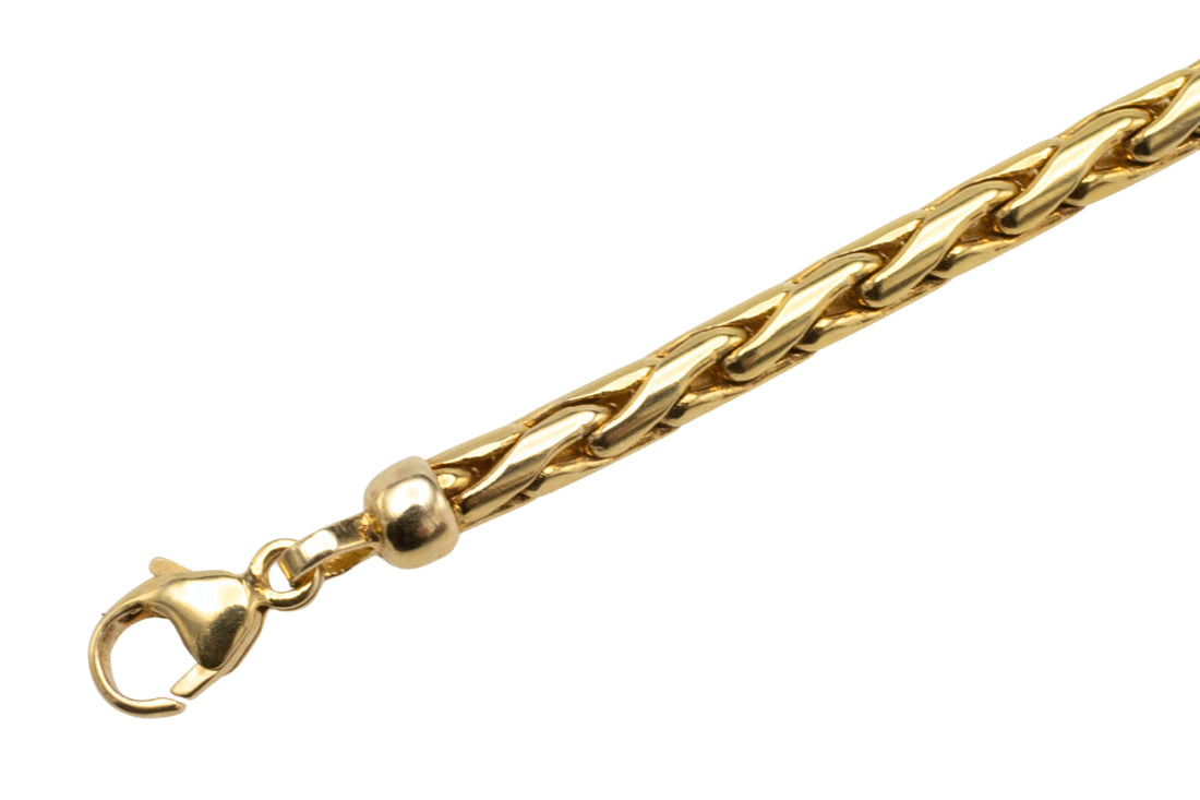 Foxtail bracelet in 14 carat gold-Bracelets-The Antique Ring Shop