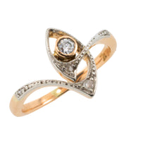 Vintage Art Nouveau style diamond ring-Vintage Rings-The Antique Ring Shop