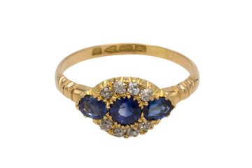 Sapphire and diamond ring from 1916