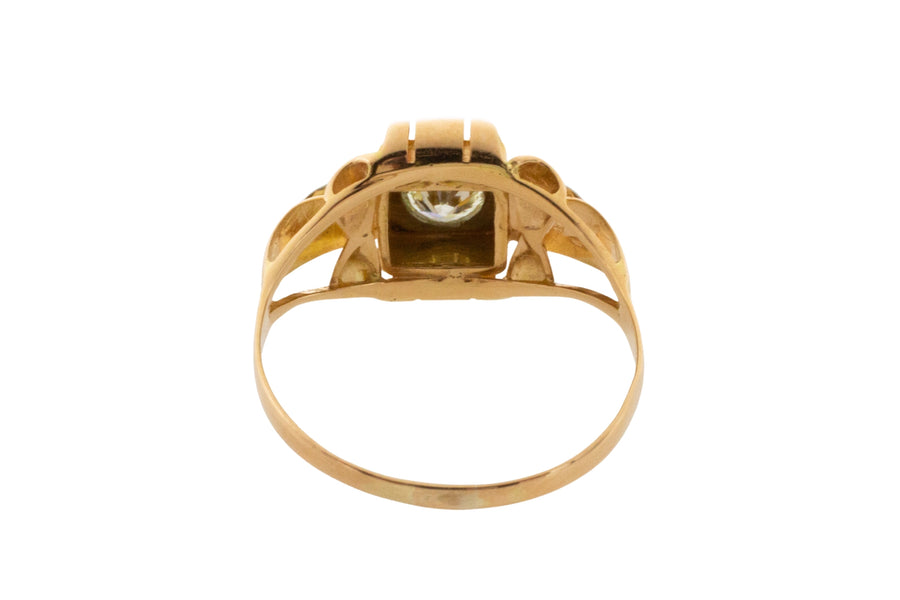 14 carat Art Deco ring-The Antique Ring Shop