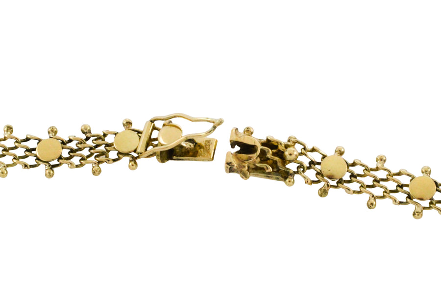 Vintage 14 carat gold collier-colliers-The Antique Ring Shop