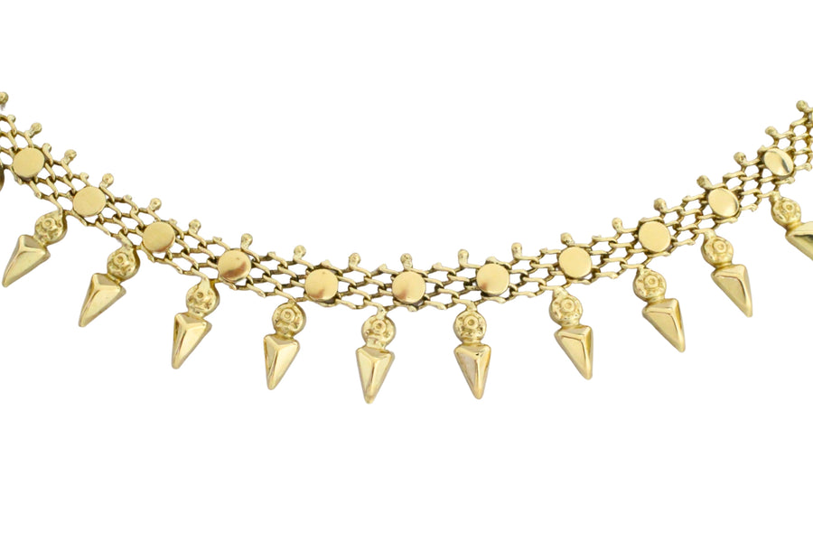 Vintage 14 carat gold collier-colliers-The Antique Ring Shop