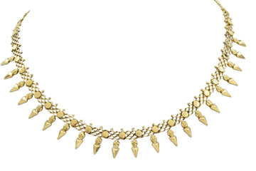 Vintage 14 carat gold collier-colliers-The Antique Ring Shop