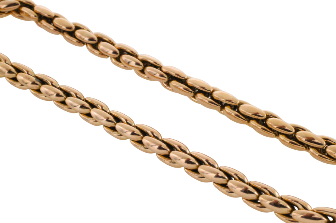 Cable style bracelet in 14 carat gold-Bracelets-The Antique Ring Shop