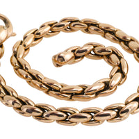 Cable style bracelet in 14 carat gold-Bracelets-The Antique Ring Shop