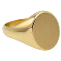 14 carat gold signet ring-gents rings-The Antique Ring Shop