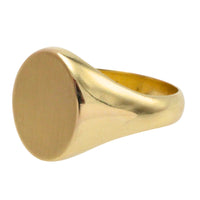 14 carat gold signet ring-gents rings-The Antique Ring Shop
