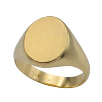 14 carat gold signet ring-gents rings-The Antique Ring Shop