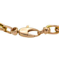 14 carat gold link bracelet-Bracelets-The Antique Ring Shop