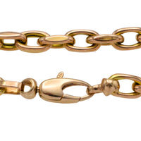 14 carat gold link bracelet-Bracelets-The Antique Ring Shop
