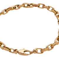 14 carat gold link bracelet-Bracelets-The Antique Ring Shop
