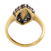 Victorian opal and rose diamond ring