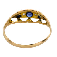 Sapphire and rose diamond ring from 1914