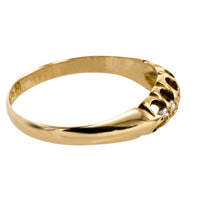 Five stone diamond ring from 1901