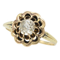 Old mine cut diamond ring-Antique rings-The Antique Ring Shop