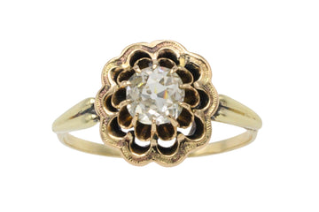Old mine cut diamond ring-Antique rings-The Antique Ring Shop