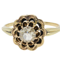 Old mine cut diamond ring-Antique rings-The Antique Ring Shop