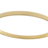 Hinged bangle in 14 carat gold-Bracelets-The Antique Ring Shop