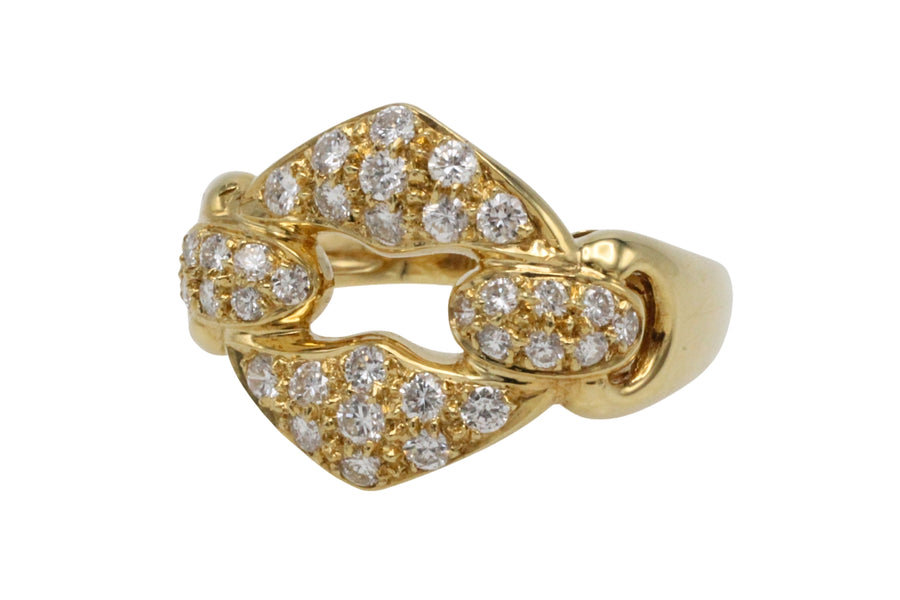 Brilliant cut diamond ring in 18 carat gold