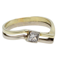 Princess cut diamond ring