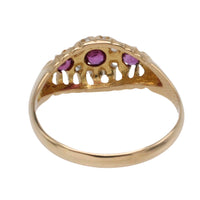 Ruby and rose diamond ring from 1910