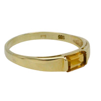 Citrine ring in 14 carat gold
